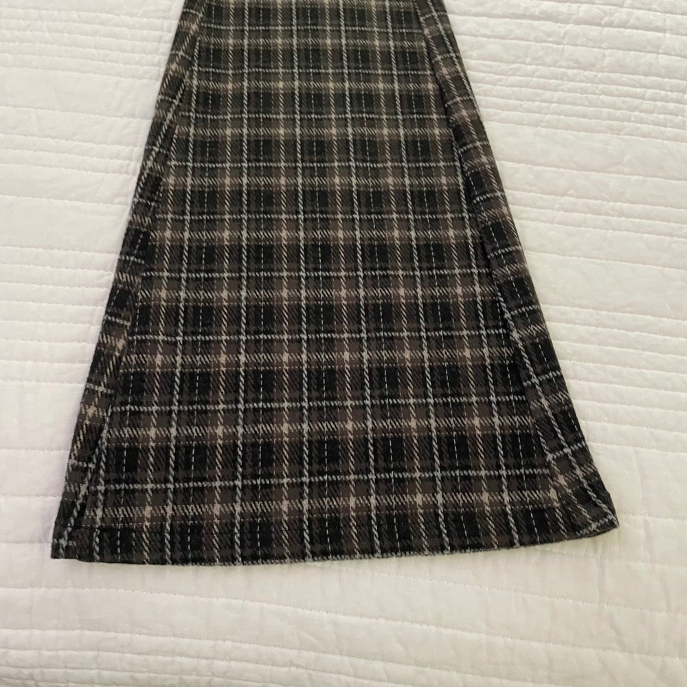 Arizona Jean Co Brown Plaid Flare Leg Pants Juniors XS NWT - Picture 4 of 14